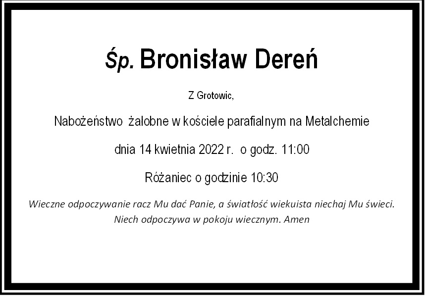Bronisław Dereń1